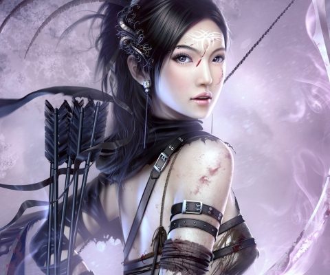 Fantasy Archer Girl screenshot #1 480x400