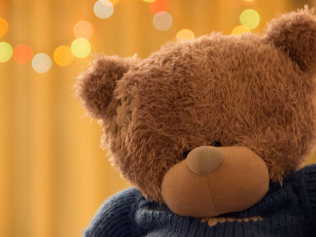 Cute Teddy Bear wallpaper 640x480