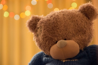 Cute Teddy Bear Background for Android, iPhone and iPad