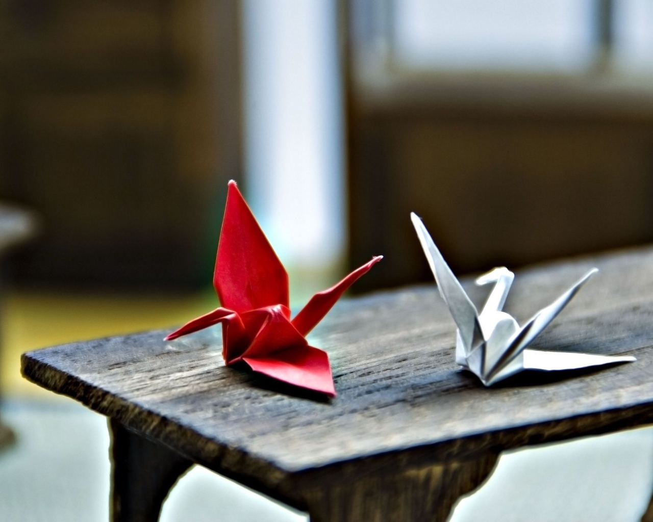 Das Paper Origami Bird Wallpaper 1280x1024