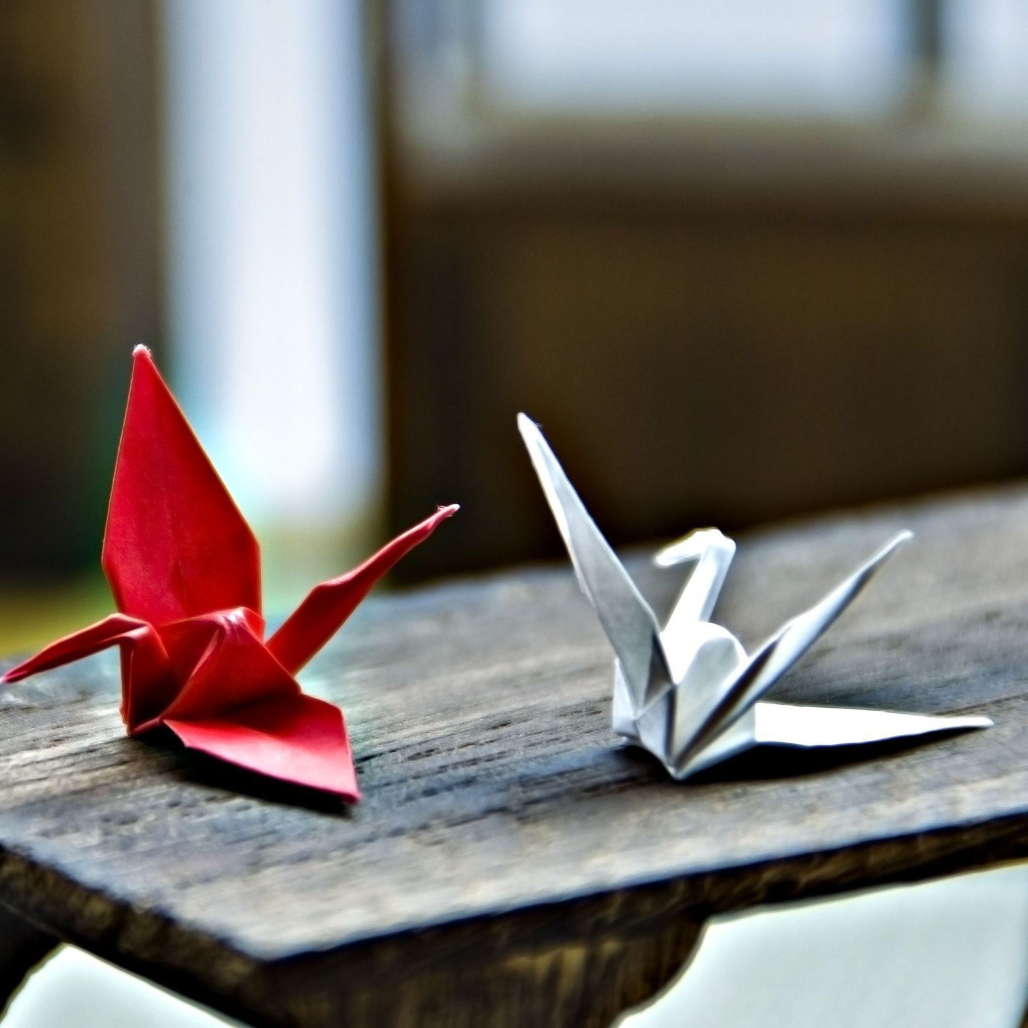 Sfondi Paper Origami Bird 2048x2048