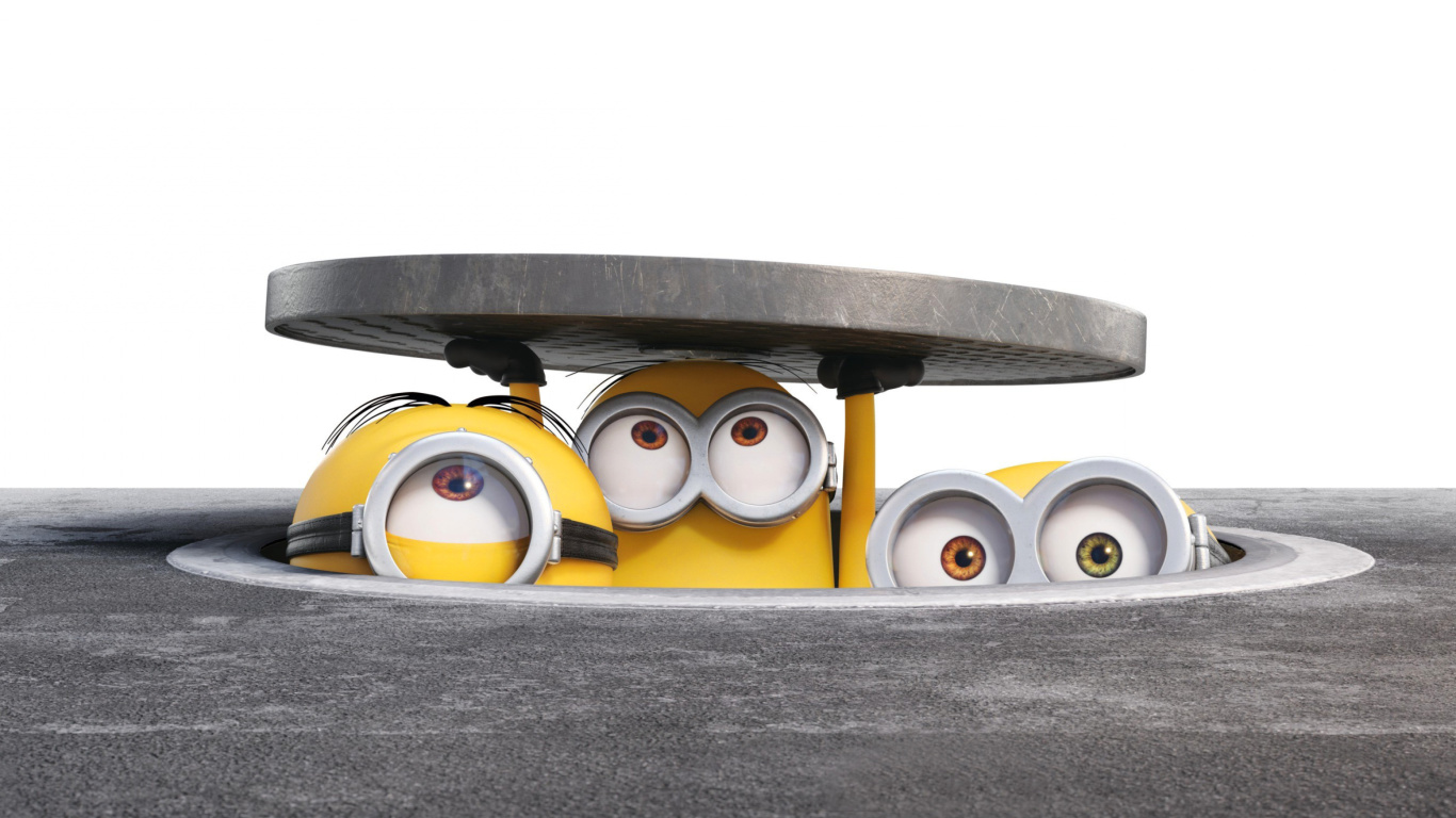 Minions Band wallpaper 1366x768