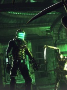 Screenshot №1 pro téma Isaac Clarke in Dead Space battle Necromorphs 132x176
