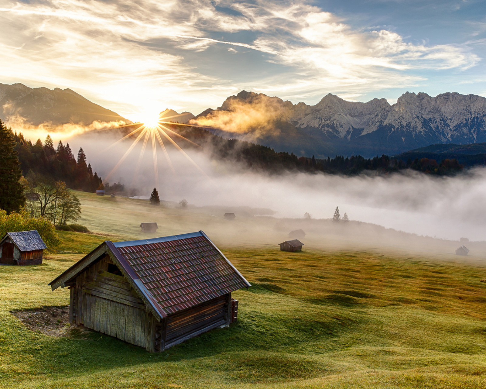 Sfondi Morning in Alps 1600x1280