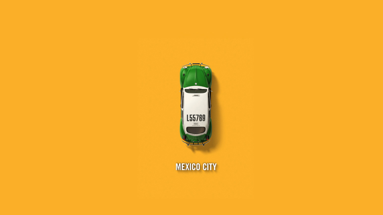 Mexico City Cab wallpaper 1600x900