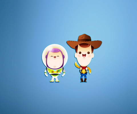 Screenshot №1 pro téma Buzz and Woody in Toy Story 480x400