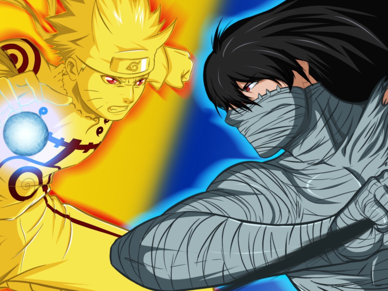 Обои Naruto vs Ichigo 1280x960