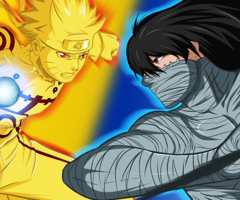 Naruto vs Ichigo wallpaper 960x800