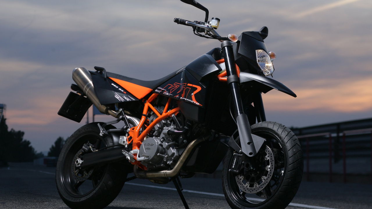 Das KTM 950 SM Supermoto Wallpaper 1280x720