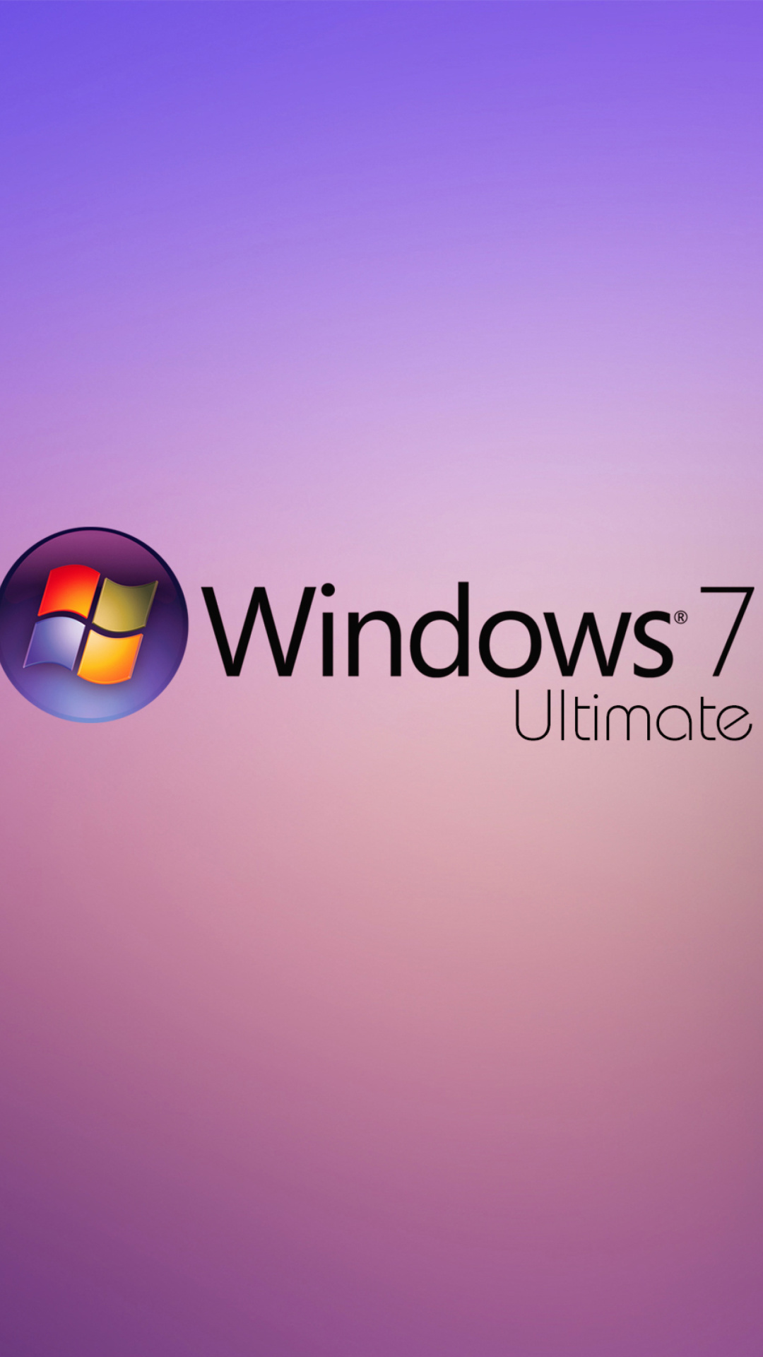 Fondo de pantalla Windows 7 Ultimate 1080x1920