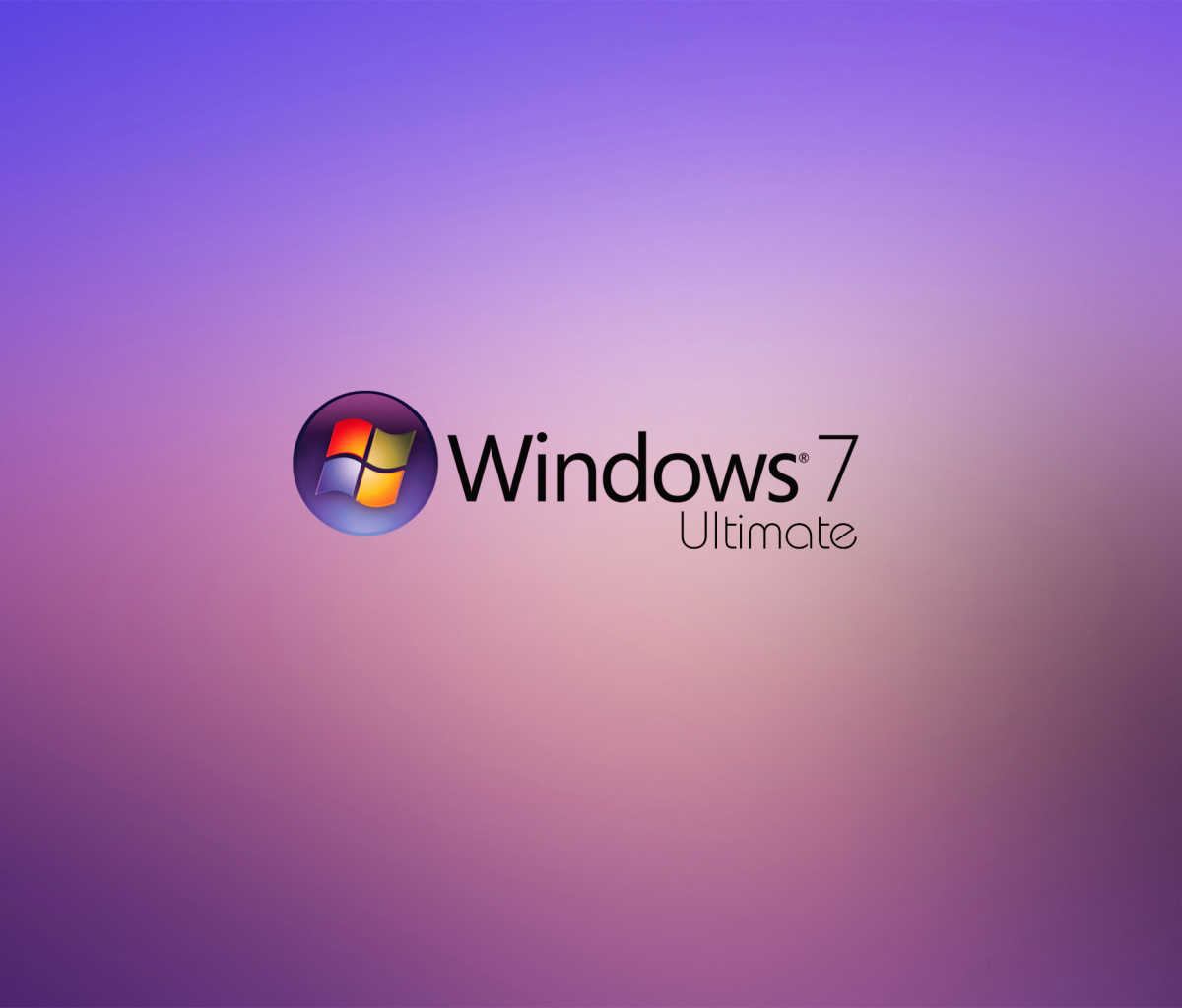 Das Windows 7 Ultimate Wallpaper 1200x1024