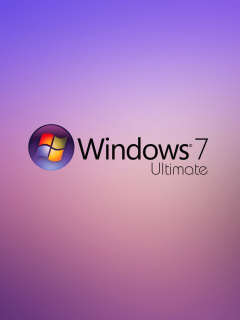 Fondo de pantalla Windows 7 Ultimate 240x320