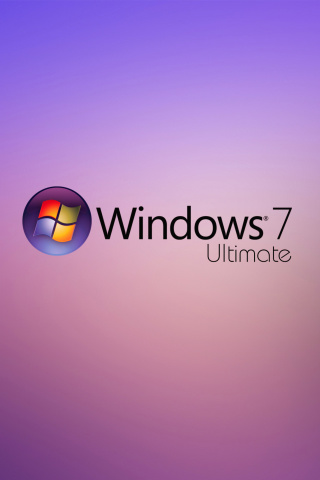 Windows 7 Ultimate wallpaper 320x480