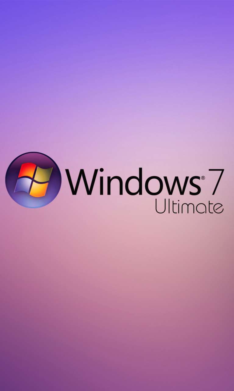 Windows 7 Ultimate wallpaper 768x1280