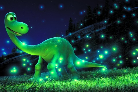 Fondo de pantalla The Good Dinosaur HD 480x320