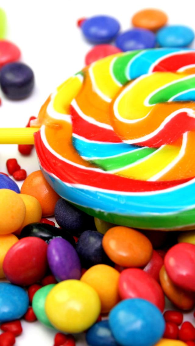 Colorful Candies wallpaper 640x1136