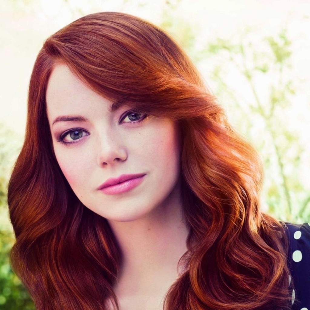 Fondo de pantalla Emma Stone Portrait 1024x1024