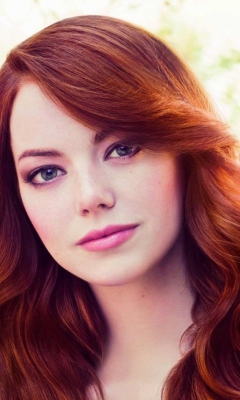 Screenshot №1 pro téma Emma Stone Portrait 240x400