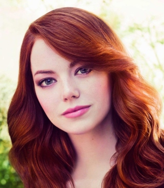 Emma Stone Portrait Wallpaper for Nokia C2-03