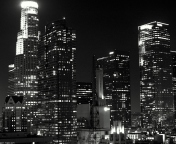 Screenshot №1 pro téma Los Angeles Black And White 176x144