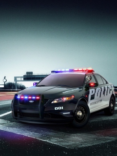 Das Ford Police Car Wallpaper 240x320
