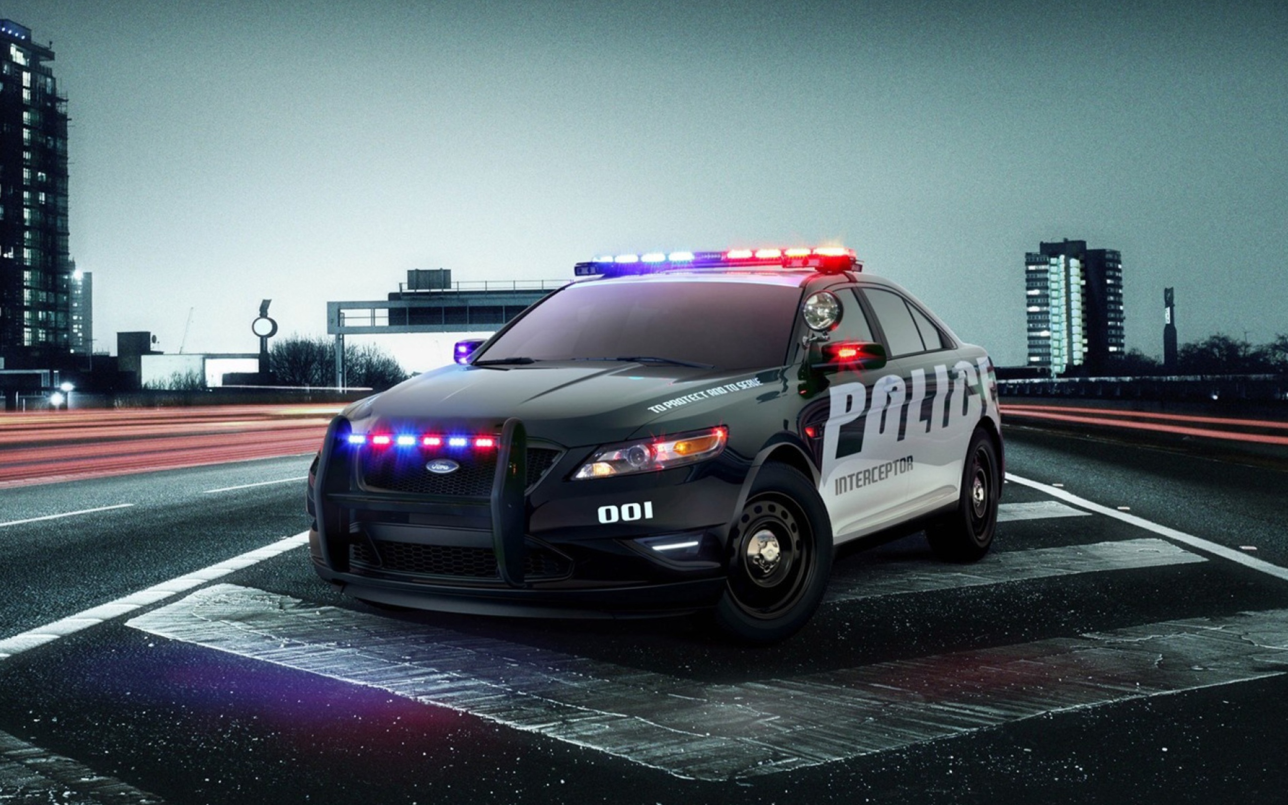 Das Ford Police Car Wallpaper 2560x1600