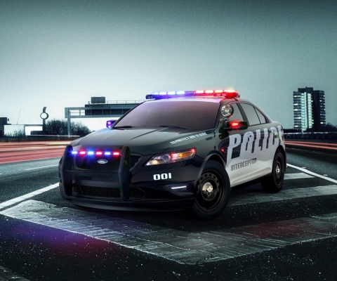Fondo de pantalla Ford Police Car 480x400