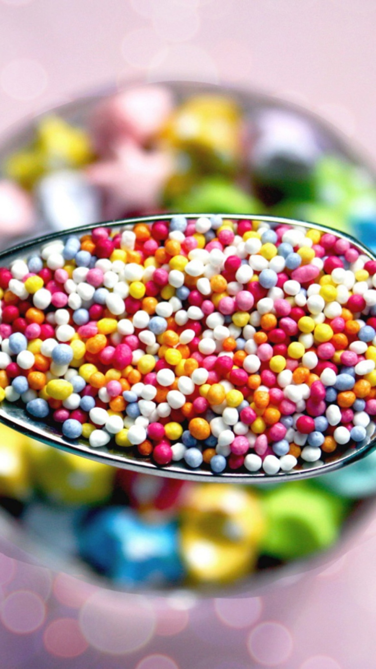 Colorful Candies wallpaper 750x1334