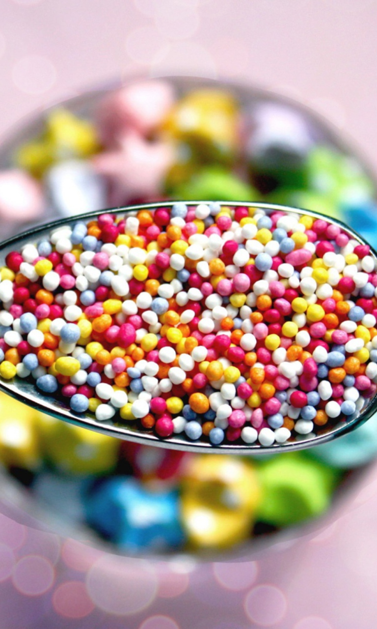 Colorful Candies wallpaper 768x1280