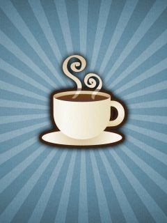 Screenshot №1 pro téma Cup Of Coffee 240x320