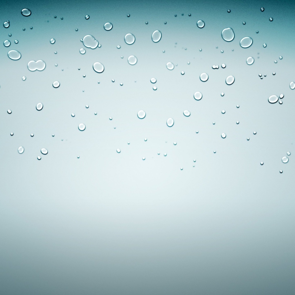 Fondo de pantalla Water Drops On Glass 1024x1024