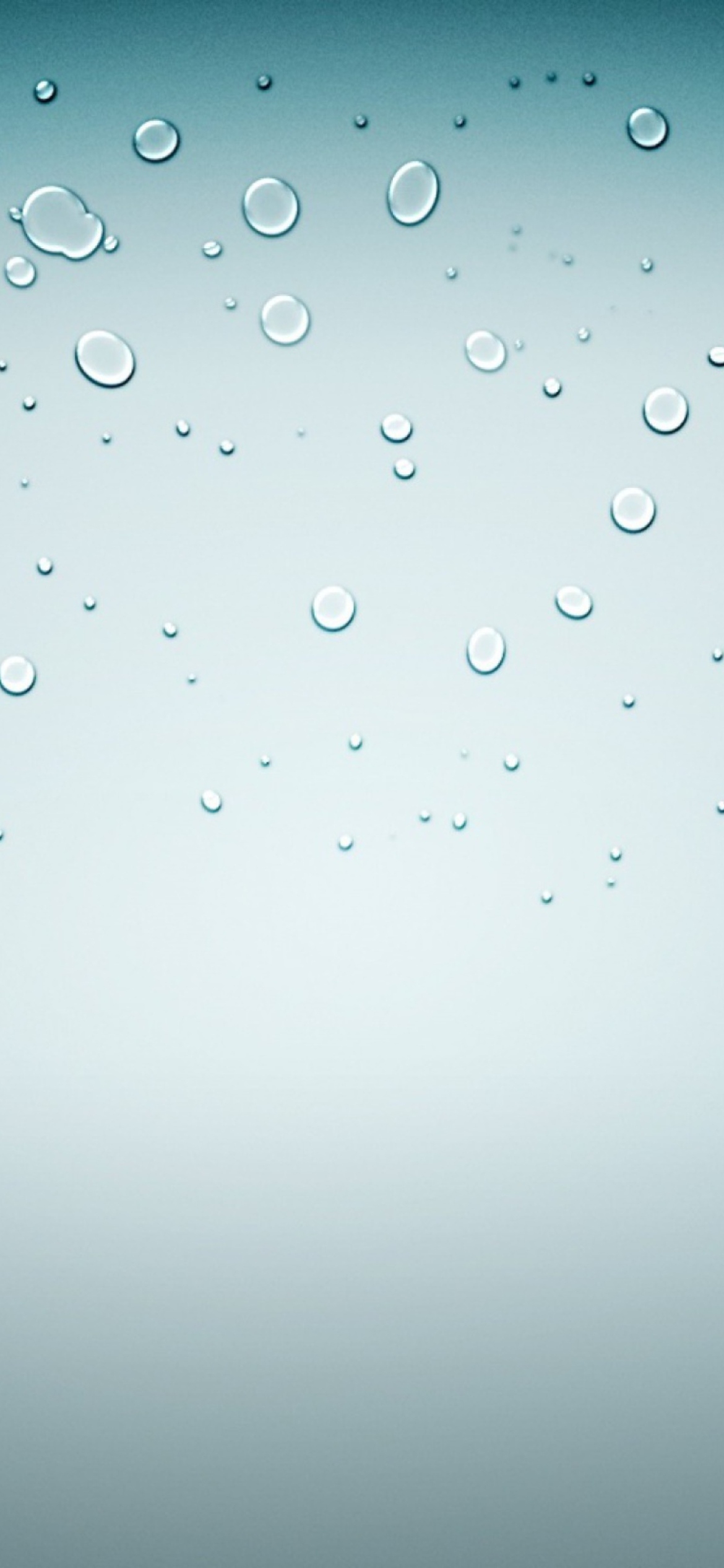 Fondo de pantalla Water Drops On Glass 1170x2532