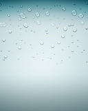 Das Water Drops On Glass Wallpaper 128x160