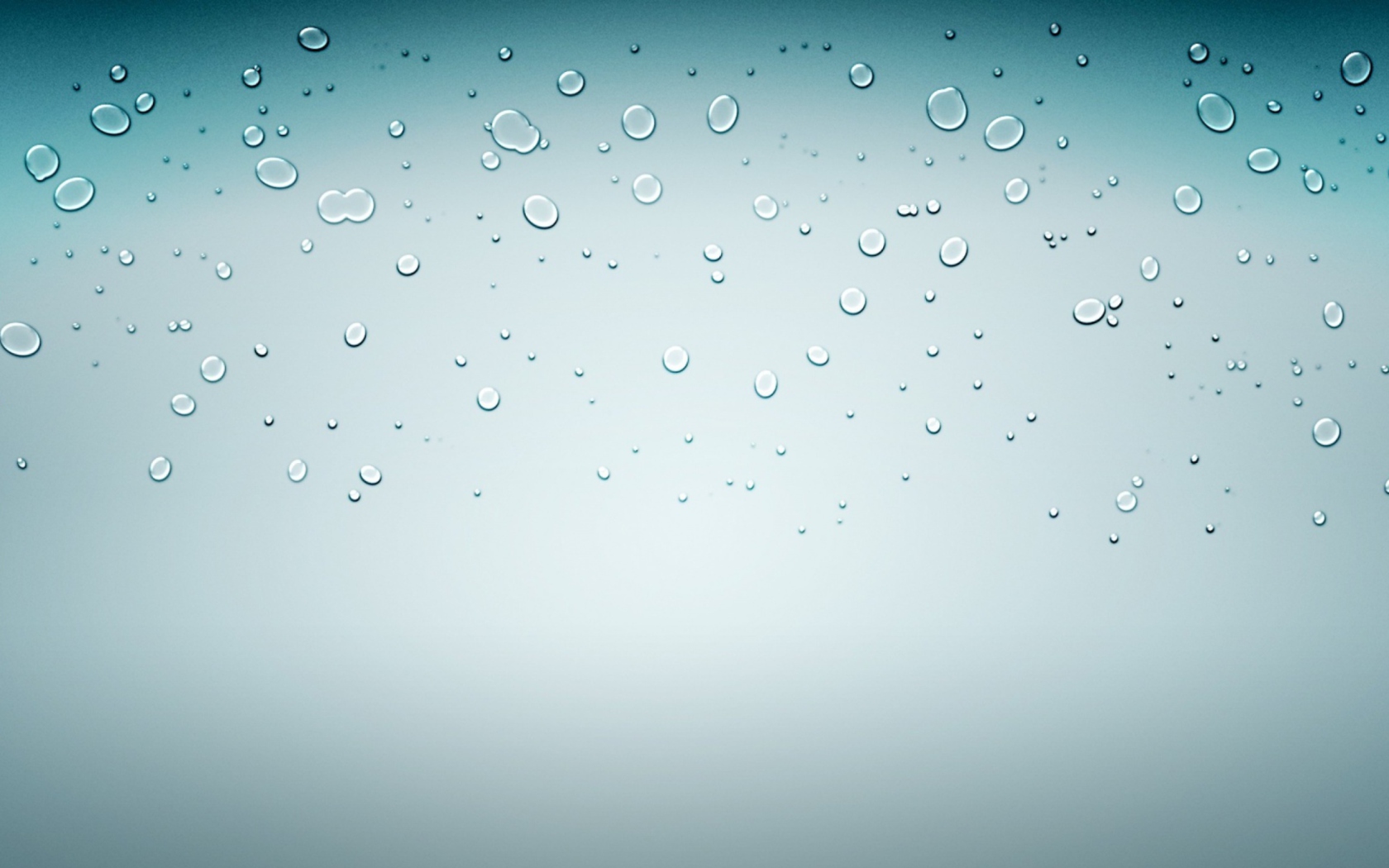 Fondo de pantalla Water Drops On Glass 1680x1050