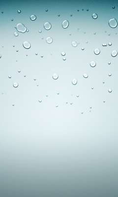 Das Water Drops On Glass Wallpaper 240x400