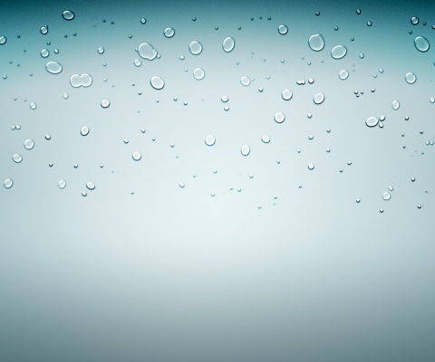 Water Drops On Glass wallpaper 480x400