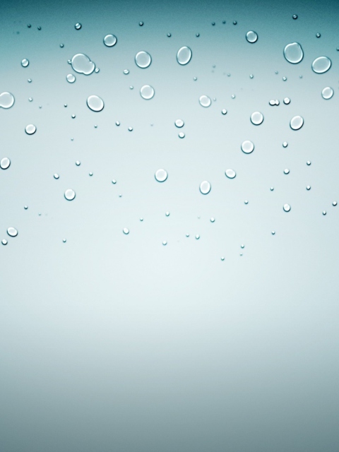 Das Water Drops On Glass Wallpaper 480x640
