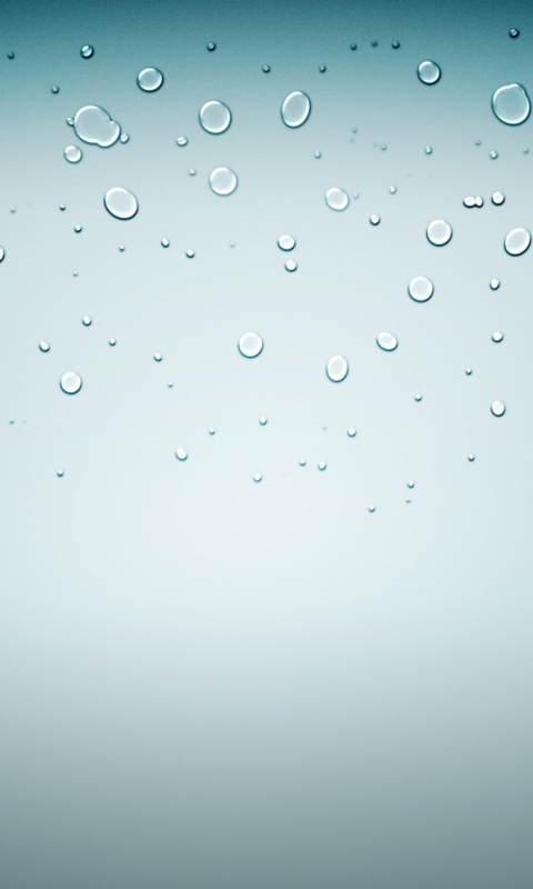 Water Drops On Glass wallpaper 480x800
