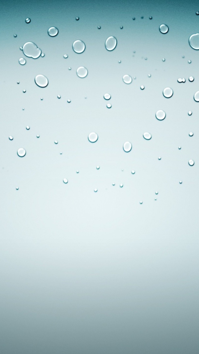 Water Drops On Glass wallpaper 640x1136