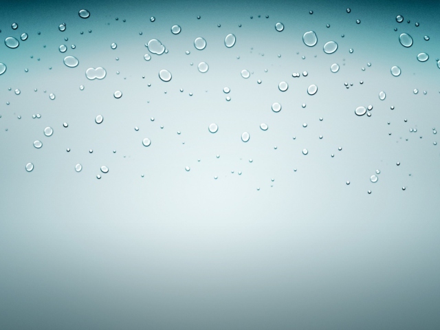 Das Water Drops On Glass Wallpaper 640x480