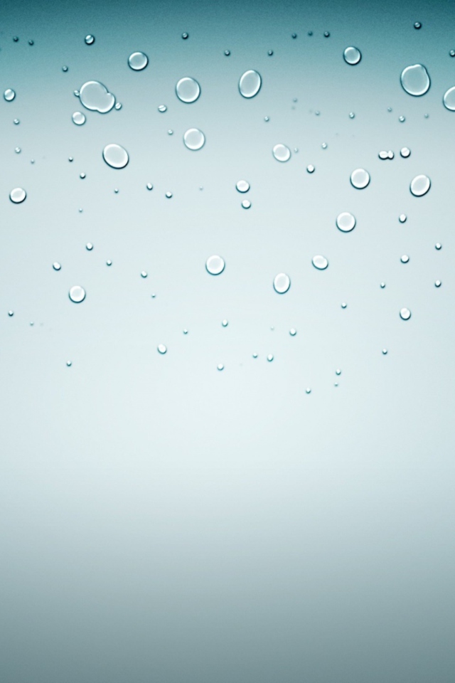 Fondo de pantalla Water Drops On Glass 640x960
