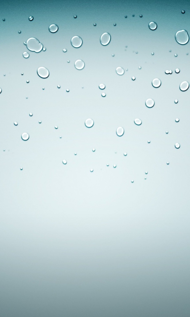 Fondo de pantalla Water Drops On Glass 768x1280
