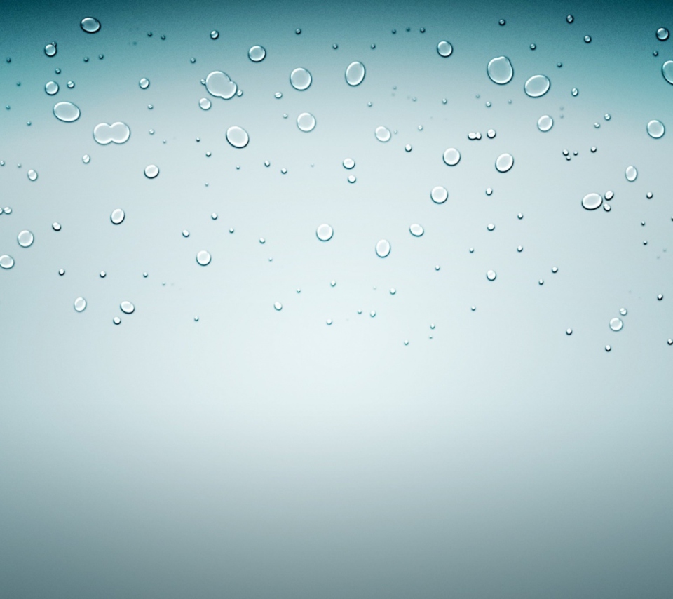 Water Drops On Glass wallpaper 960x854