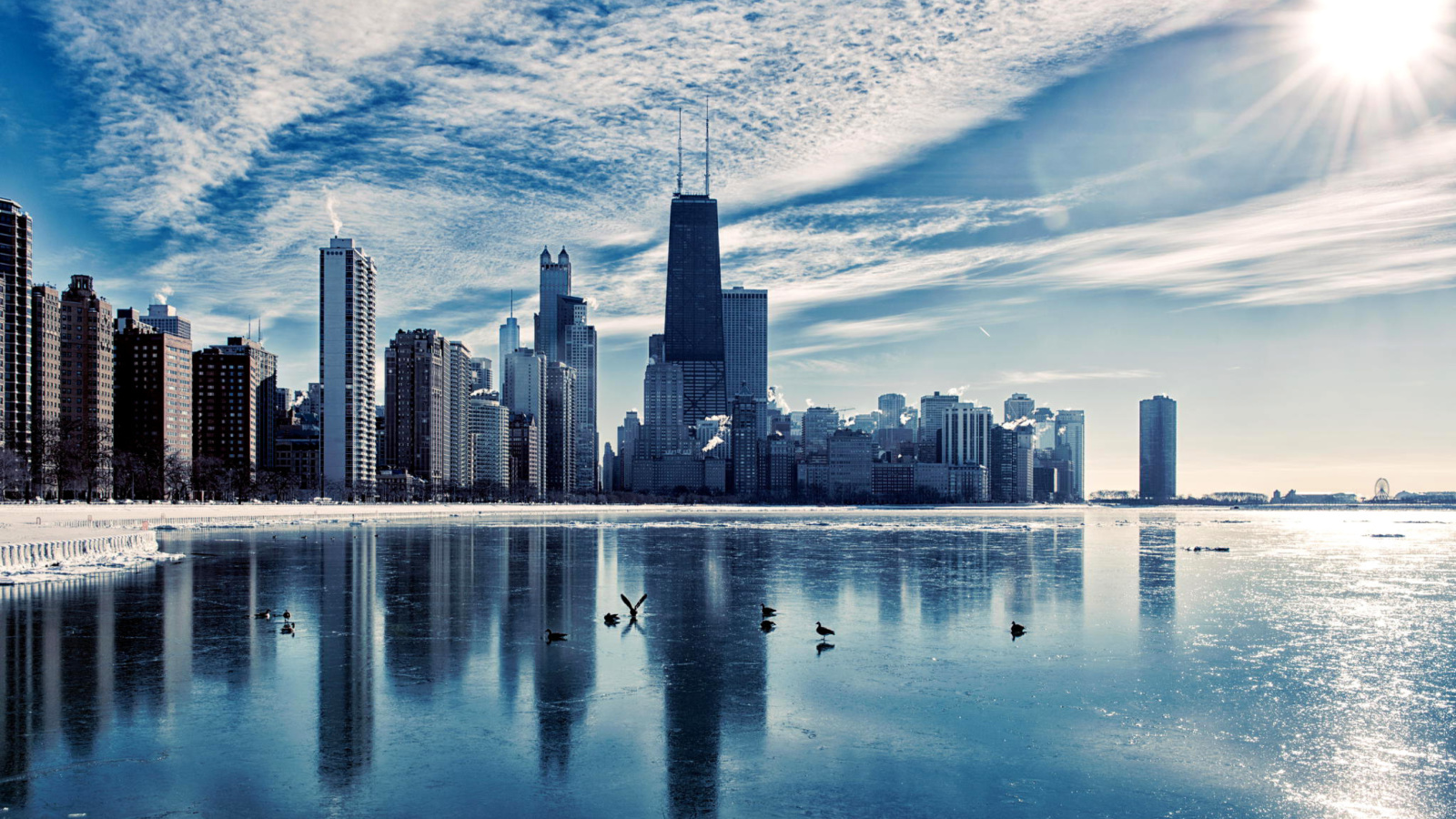 Fondo de pantalla Chicago, Illinois 1600x900