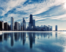 Das Chicago, Illinois Wallpaper 220x176