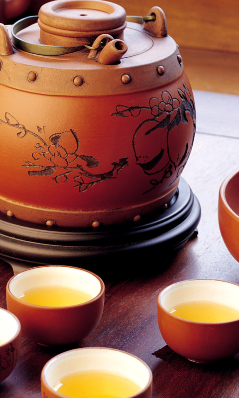 Japanese Tea wallpaper 480x800