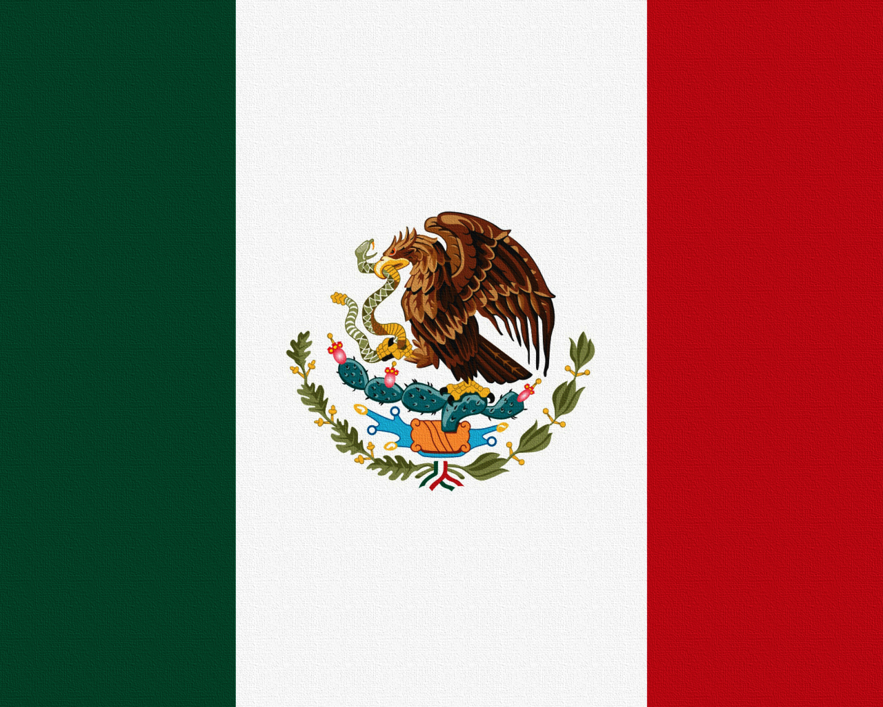 Обои Flag Of Mexico 1280x1024