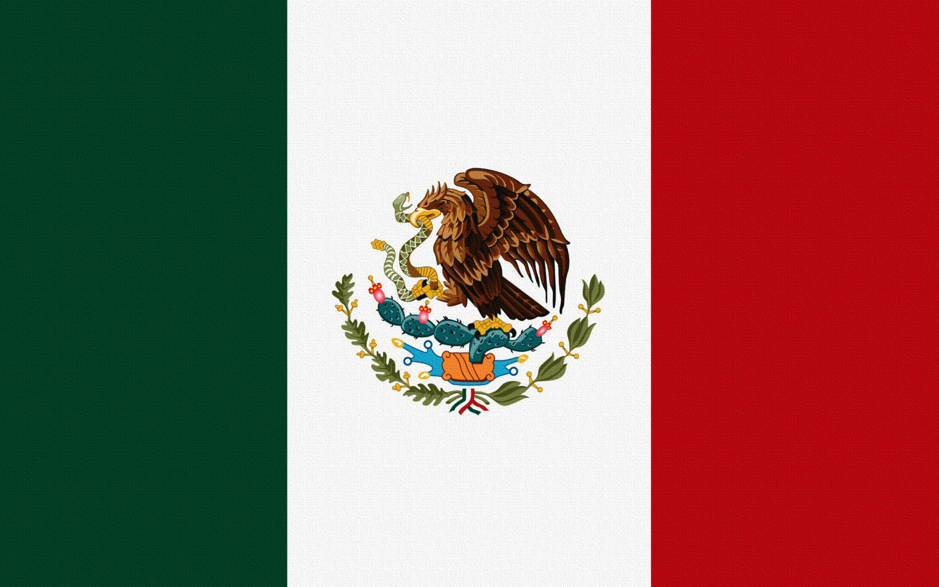 Das Flag Of Mexico Wallpaper 1920x1200