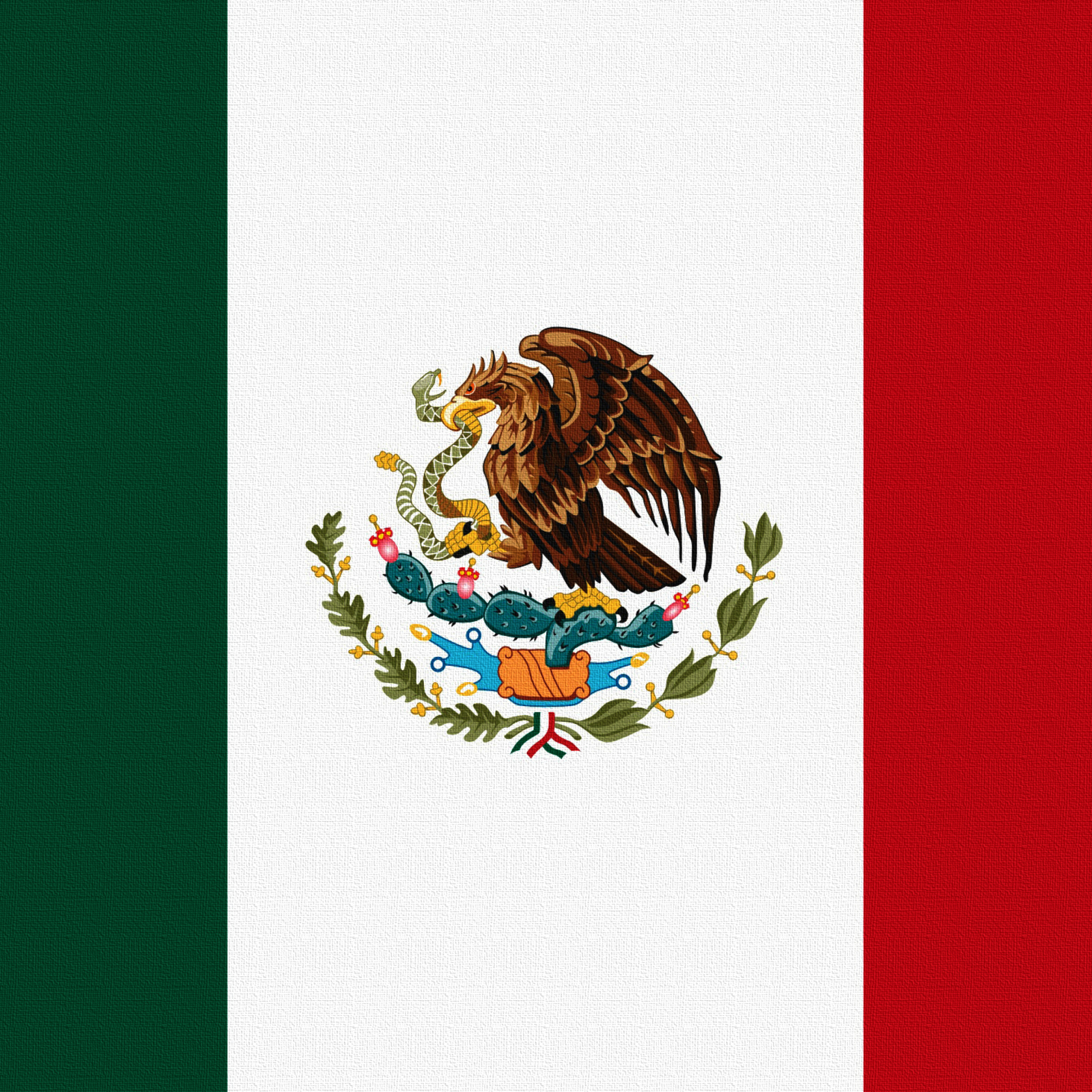 Flag Of Mexico wallpaper 2048x2048