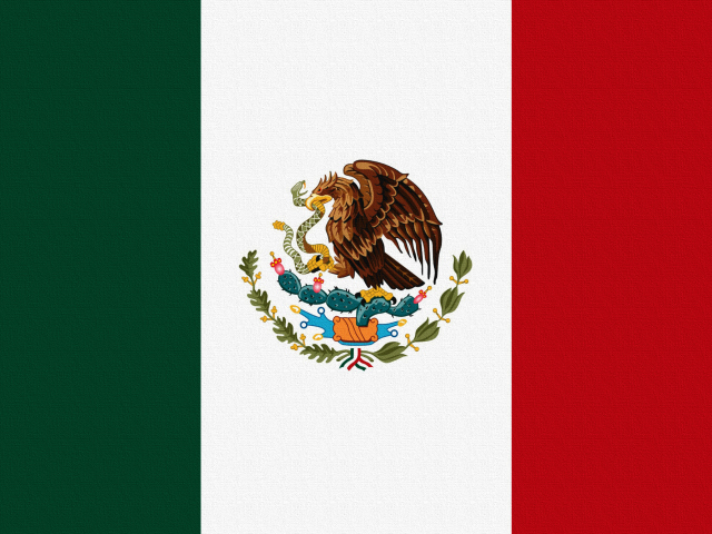 Das Flag Of Mexico Wallpaper 640x480